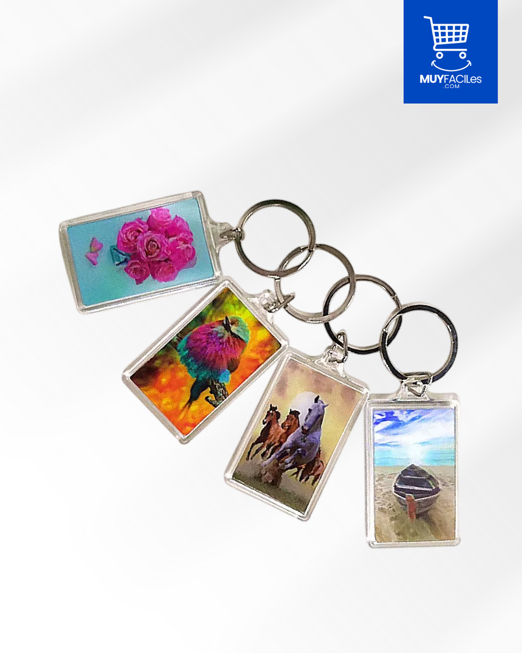 Paquete de Llaveros Personalizados (24 piezas)